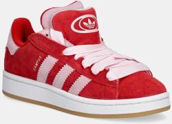 Adidas velúr sportcipő Campus 00S Double - piros Női 36