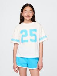 GAP Детска oversize тениска Varsity GAP GAP | Byal | Момичешки | 104/110