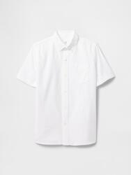 GAP Детска оксфорд риза GAP GAP | Byal | Момчешки | 104-110