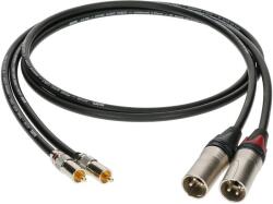 KLOTZ Cablu RCA Klotz high-end cu mufe drepte RCA și XLR - 10m (ALPM100)