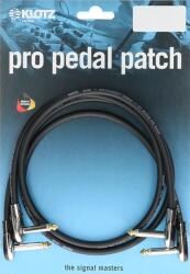 KLOTZ Cablu patch profesional asimetric Klotz asimetric drept / țeavă - pancake / mufă jack - 0, 9m (KPK0.9FF)