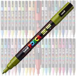 uni Marker UNI Posca PC-3M, varf rotund, 0.9-1.3mm Verde Kaki (M1025)
