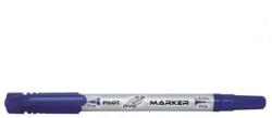 Pilot Marker permanent pentru CD/DVD Pilot Twin Albastru 0.7 mm (PSCA-TMCD-L)