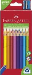 Faber-Castell Creioane Colorate Jumbo 20 Culori + Ascutitoare Faber-Castell (FC116520) - xperto
