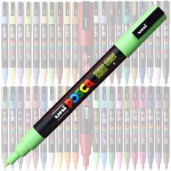 uni Marker UNI Posca PC-3M, varf rotund, 0.9-1.3mm Verde deschis (M295)
