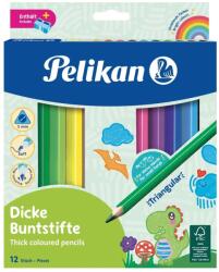 Pelikan Creioane Color Jumbo, Set 12 Culori + Ascutitoare (700160)
