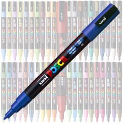 uni Marker UNI Posca PC-3M, varf rotund, 0.9-1.3mm Albastru (M194)