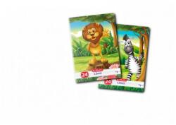 Herlitz Caiet A5, 24 file, Tip I, motiv Cute Animals Premium - hartie 80 g (9475870)