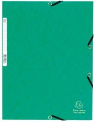 Exacompta Mapă din carton cu elastic Verde (MCA015VERDE)
