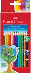 Faber-Castell Creioane Colorate 12 Culori Grip 2001 Faber-Castell (FC112412) - xperto