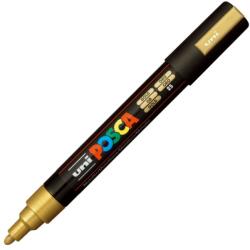 uni Marker UNI Posca PC-5M, varf rotund, 1.8-2.5mm Auriu (M300)