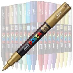 uni Marker UNI Posca PC-1M, varf rotund, 0.7mm Auriu (M245)