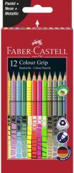 Faber-Castell Creioane Colorate 12 Culori Speciale Grip Faber-Castell (FC201569)