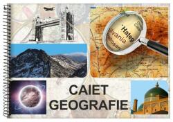 DACO Caiet A4 geografie spiră 24 file DACO (CT302)