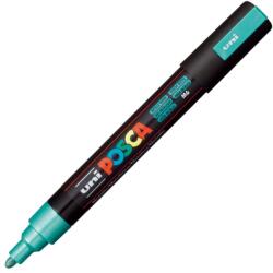 uni Marker UNI Posca PC-5M, varf rotund, 1.8-2.5mm Verde metalizat (M644)