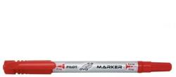 Pilot Marker permanent pentru CD/DVD Pilot Twin Rosu 0.7 mm (PSCA-TMCD-R)