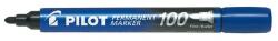 Pilot Marker permanent Pilot P100 1.0 mm varf rotund cu culoare Albastru (PSCA-100-L)
