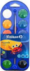 Pelikan Acuarele, 12 Culori Pastila + Pensula, Pelikan (9476100)