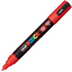 uni Marker UNI Posca PC-5M, varf rotund, 1.8-2.5mm Rosu (M175P)