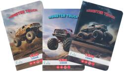 Herlitz Caiet A5, 48 File 70g/MP Dictando, colturi rotunjite Motiv MONSTER TRUCK (9487500)