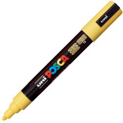 uni Marker UNI Posca PC-5M, varf rotund, 1.8-2.5mm Galben Pai (M636)