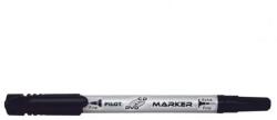 Pilot Marker permanent pentru CD/DVD Pilot Twin Negru 0.7 mm (PSCA-TMCD-B)