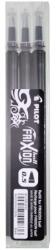 Pilot Set 3 rezerve roller Frixion Ball Pilot 0.5 mm varf fin cu culoare (PBLS-FR5B-S3)