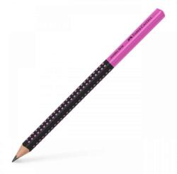 Faber-Castell Creion Grafit B Jumbo Grip Two Tone Negru-Roz 2022 Faber-Castell (FC511911)
