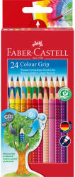 Faber-Castell Creioane Colorate 24 Culori Grip 2001 Faber-Castell (FC112424)