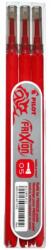 Pilot Set 3 rezerve roller Frixion Point Pilot 0.5 mm varf fin cu culoare Rosie (PBLS-FRP5-R-S3)