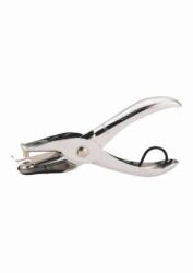 Kangaro Perforator Kangaro, 10 coli, 1 perforatie, plastic, argintiu (P258)