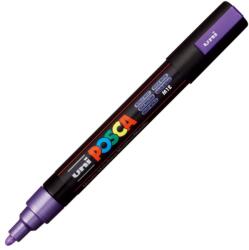 uni Marker UNI Posca PC-5M, varf rotund, 1.8-2.5mm Violet metalizat (M642)