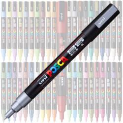 uni Marker UNI Posca PC-3M, varf rotund, 0.9-1.3mm Argintiu (M439)