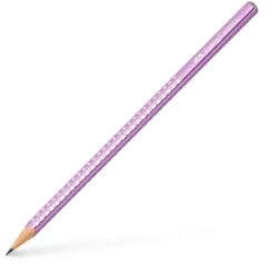 Faber-Castell Creion Grafit B Grip Sparkle Violet Metalizat 2023 Faber Castell (fc118263)