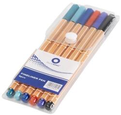 BLUERING Fineliner Set 0.4mm 6 culori BlueRing (JJ2013566)