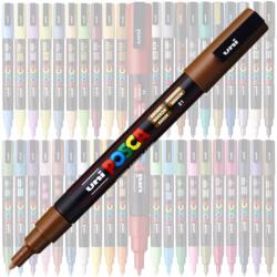uni Marker UNI Posca PC-3M, varf rotund, 0.9-1.3mm Maro (M292)