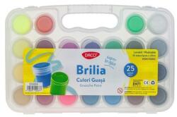 DACO Culori guașa 25 culori 20 ml Brilia DACO (CU225)
