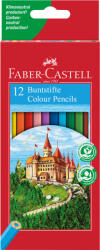 Faber-Castell Creioane Colorate 12 Culori Faber-Castell (FC120112) - xperto