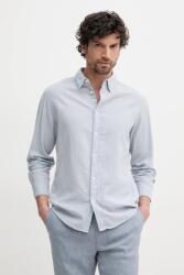 Pepe Jeans len ing ARNAU férfi, galléros, regular, PM308844 - kék S
