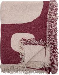 Bloomingville Cuvertură Olica 160 x 130 cm roz-roșu (82062793)