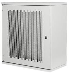 ASSMANN 19" 595x540x400 12U lapraszerelt perforált ajtós szürke fali rack szekrény (DN-19-12U-S-PD) (DN-19-12U-S-PD)