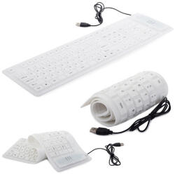  Szilikon Billentyűzet - Usb, Numerikus, Fehér