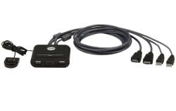 ATEN CS22HF 2-Port USB FHD HDMI Cable KVM Switch (CS22HF) - primatinta