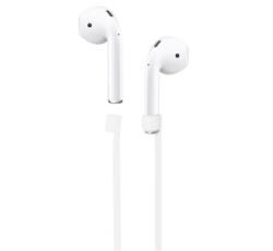 Gigapack Szilikon tartó (nyakba akasztható, elvesztés gátló, Apple AirPods) FEHÉR ' csomagolás' (GP-81431) (GP-81431)