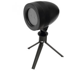 SOMOGYI Home DL IP 8 lézerprojektor, 8 fényeffekt, piros és zöld lézer, 3 lábú állvány, IP44, kültéri, beltéri (DL IP 8)