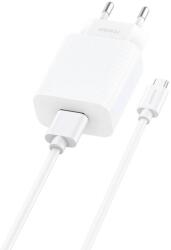 FONENG 1x USB EU28 QC 3.0 gyorstöltő + USB C típusú kábel (INN-045506)