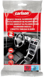 Carlson tisztító törlőkendők, műszerfalra, autóra, 26 db (STP01320006)