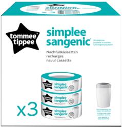 Tommee Tippee Sangenic Simplee Pelenkatároló utántöltő, 3 db