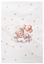 Color pelenkázó lap sík 70x50cm maci uni bézs - neobaby