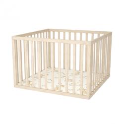 Timba 1 fa járóka 100x100-as fix kivehető pálcás borostyán